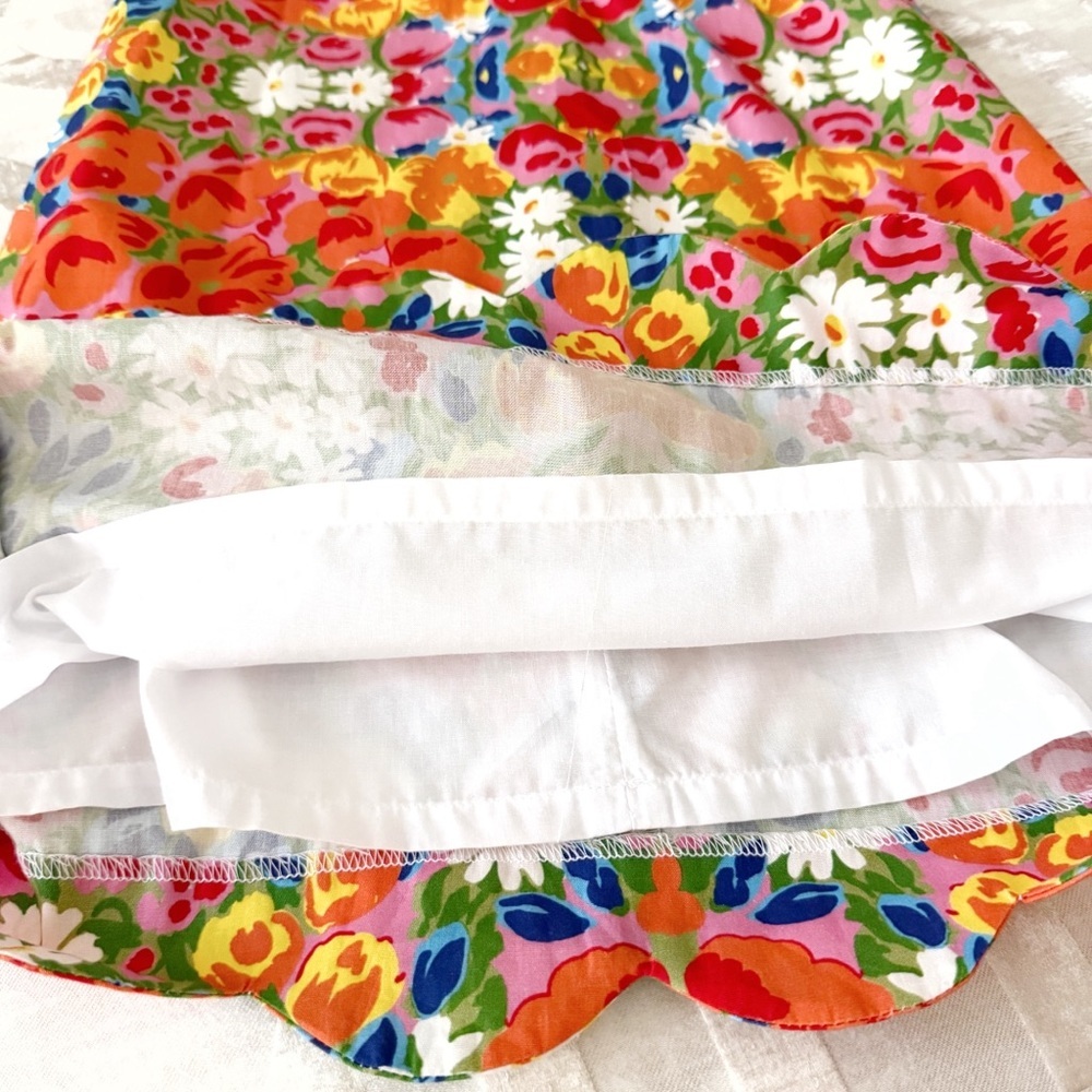 Bella Bliss girls floral tropical multicolor retro dress size 8 - Picture 9 of 9